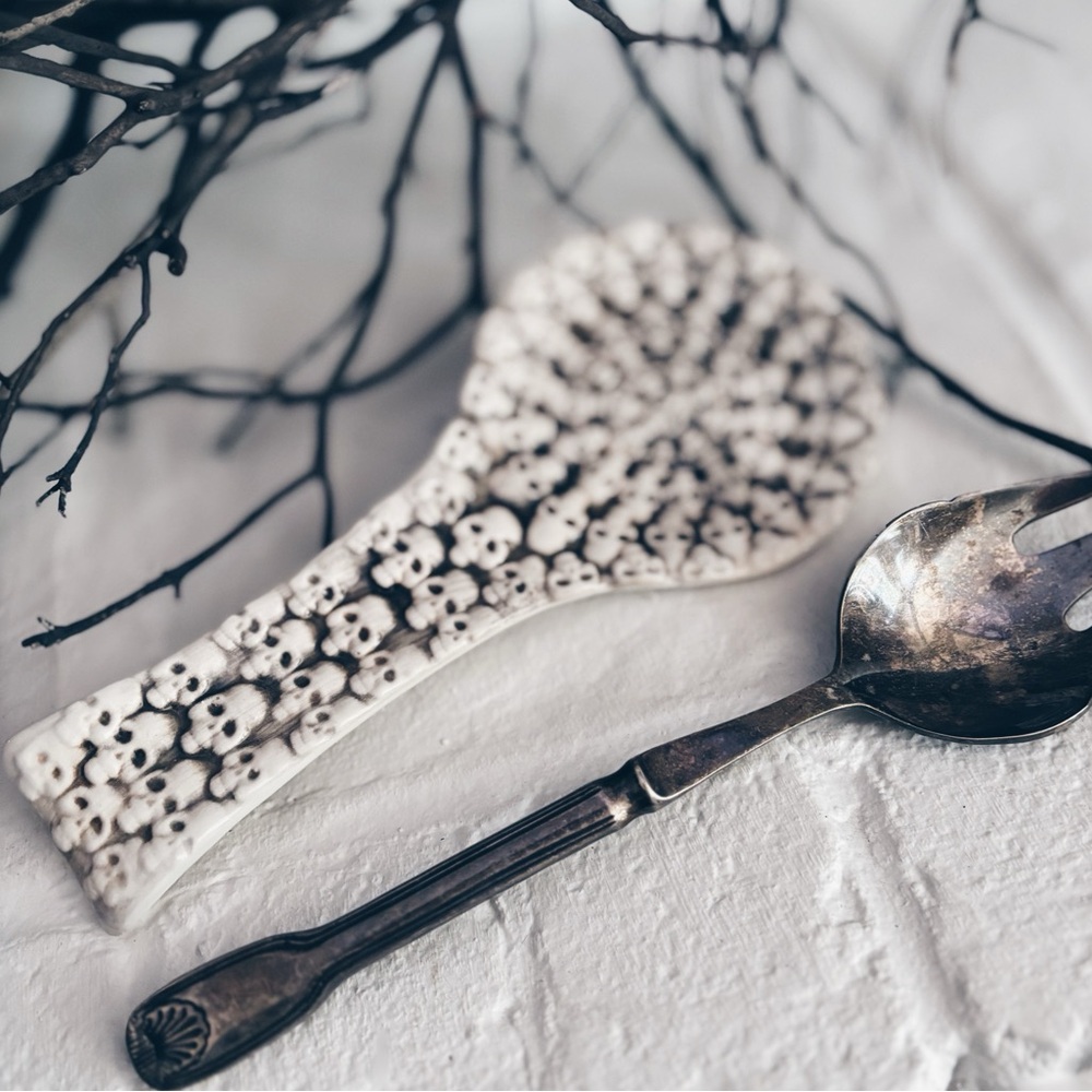 Spoon Dish Skulls Skulls Skulls - Picture 10 of 12